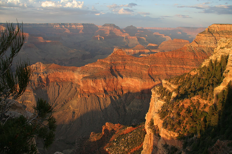 Solnedgang ved Grand Canyon
